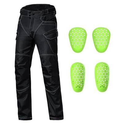 CTBQiTom Dual Sport Motorcycle Pants with Next-Gen CE Level 2 Armor | EN1621-1 Certified Armor,1200D Reinforced Knees, Water-Resistant,Breathable,Motocross,Dirt Bike,Touring,All Season