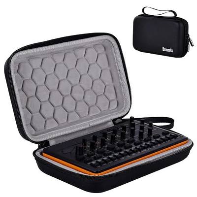 Banworks PU Hardshell Case Custom Fit for Roland AIRA Compact P-6/S-1/T-8/E-4/J-6, Protective Storage Case for Synths, Samplers, Drum Machines & Vocal Processors JT/HCQSNB-09 (Case Only, 1 Piece)