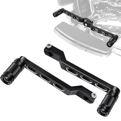 Benlari Heel Toe Shifter Lever Pegs, CNC Shift Lever Peg Fit for Harley Touring Electra Glide Street Road Glide Road King 1988-later, FL Softail 1986-later, Tri Glide Trikes 2008-later, Black