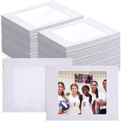 Fainne 400 Pieces Full Face Window Envelopes, 37lb White Photo Mailing Catalog Envelopes with Large Clear Window for Graduation Announcements, Certificates, Documents, Brochures (9 x 12 Inch)