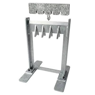 8.5" Manual Log Splitter with Secure Metal Lock-On Safety Guard - Hardened Straight Sharp Blade & Rust-Proof Electroplated Steel - Portable Firewood Kindling Splitter for Camping & Home