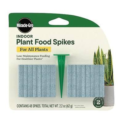 Miracle-Gro Indoor Plant Food Spikes for All Plants, 48 Spikes | Fertilizer Spikes for Houseplants, Flowers, Vegetables, and Herbs