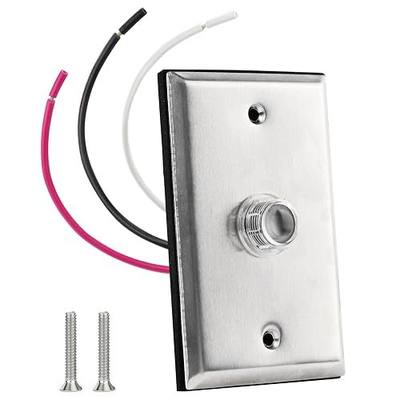 Photocell Sensor for Outdoor Lights, Dusk to Dawn Sensor | Photo Cell for Outdoor Lighting, Photocell Switch with Wall Plate and Mounting Screws