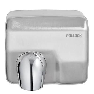 Pollock Commercial Hand Dryer Wall Mounted | Stainless Steel Electric Hand Dryer for Bathroom,1600 W Automatic High Speed Warm Wind Hand Blower,110V Plug in
