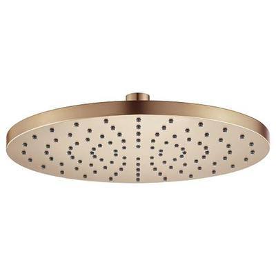 Rainhead Waterfall Shower Head 10-Inch Large Bathroom Overhead Fixed Showerhead High Pressure 2.5 GPM with Adjustable Angle, Champagne Bronze SH001CPG-D10