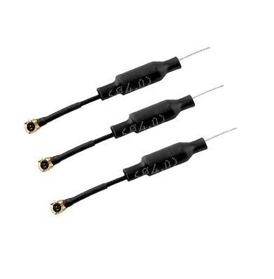 3pcs of Happymodel 5.8G 2dBi Dipole U.FL Omni FPV Antenna for Quad(Short) | Suit for Mobula7/ Mobula7 HD 1S/ Mobula8 RC Micro Carbon Fiber FPV Racing Quadcopter
