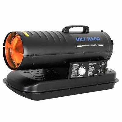 BILT HARD 85,000 BTU Portable Kerosene Diesel Heater, Forced Air Torpedo Heater with with Adjustable Thermostat, for Outdoor, Garage, Workshops, Construction Site, CSA Certified