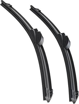Premium All-Season Windshield Wiper Blades – Streak-Free, Quiet Performance | Durable Rubber, Easy Installation, Fits Most Cars (22''+22'')