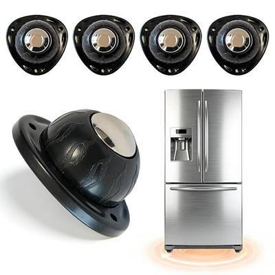 Heavy Duty Self Adhesive Furniture Casters 4 Pack Stick-On Swivel Wheels | Heavy-Duty Self Adhesive Caster Wheels with Smooth 360° Swivel for Furniture, Appliances, Storage Bins & More