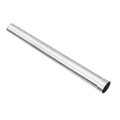 2 Inch Exhaust Pipe, 2'' Mild Steel Straight DIY Custom Mandrel Exhaust Pipe, 30 Inch Length, 2'' OD Mandrel Straight Pipe