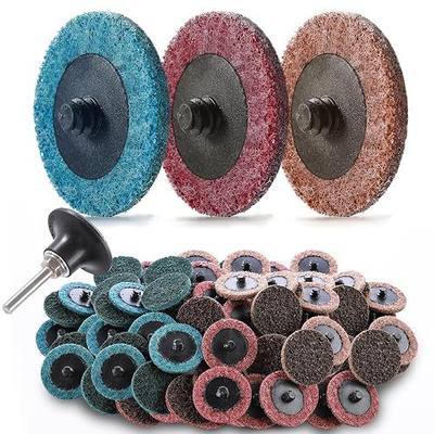 Jeimier 36PCS Premium Quick Change Surface Conditioning Discs, 2-Inch 3 Grit Nylon Non-Woven Disc, 1/4 Inch Roll Lock Holder for Die Grinder, Surface Striping, Grinding, Polishing, Fast Finishing