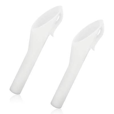 2PCS Capless Gas Tank Fuel Funnel for Automotive Use, Fuel Gas Filler Funnel Tube 8U5A-17b068-EB 1782177 for Ford, Leak Proof Change Oil Funnels Neck Sleeve Replacement for Cars Accessories