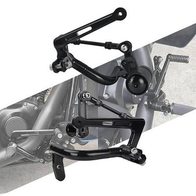 Mid Controls Kit Fit for Harley Touring 2009-2025 | Brake and Shift Linkage Set, Fits Road King, Road Glide, Street Glide and Electra Glide Models