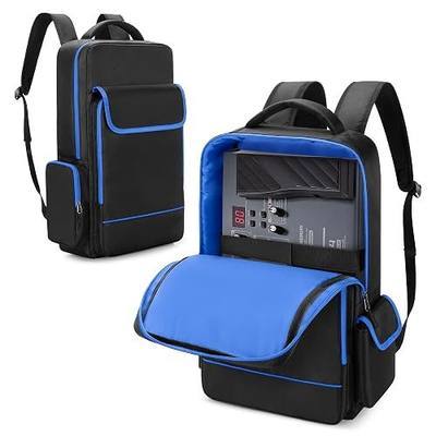 Rexmica Carrying Bag Backpack Fits for Boss Guitar Multi-Effects Pedal | Compatible with Boss GT-1/ME-80/ME-90/GX-100/GT-1000, Guitar Pedal Board Storage Case with Accessory Pocket for Laptop/Cables