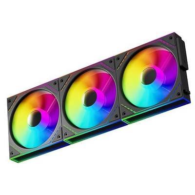 Thermalright TL-M12Q-S X3 Wireless Splicing Case Fan-120mm Quiet,Infinity Mirror ARGB Lighting Effects,New Power Chip Module Simplifies Wiring Management,3-Packs Building Blocks Fan