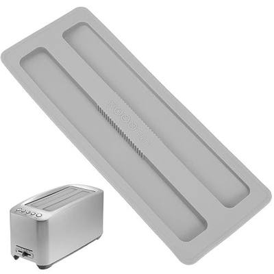 Beavorty Toaster Lid Cover Replacement 1pcs Silicone Breakfast 2 Slices Bread Machine Cover Electric Toaster Upper for Machine Part Accessories(grey)