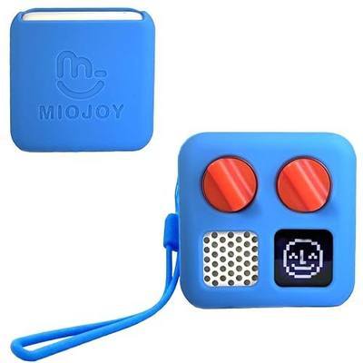 Silicone Case for Yoto Mini Player, Adventure Jacket with Wrist Lanyard Protective Skin Cover for Yoto Mini Accessories, Royal Blue