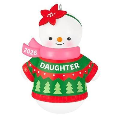 Hallmark Keepsake Christmas Ornament (Daughter Snowman 2026)