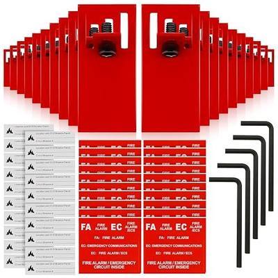 20-Set Fire Alarm Breaker Lockout Kit - Red Heavy Duty Metal | ELOCK-FA Fire Alarm Lock, E-Series Circuit Breaker Lockout, Anti-Accidental Shutdown, Home & Industrial Use