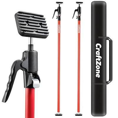 Cabinet Jacks for Installing Cabinets Heavy Duty Support Pole Drywall Lift Premium Dust Barrier Poles Telescopic Adjustable 2-Pack