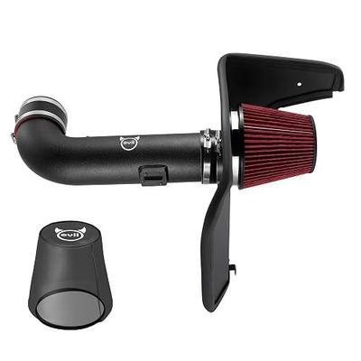 EVIL ENERGY Cold Air Intake Compatible for 2010-2015 Chevrolet Camaro SS 6.2L V8, Includes Heat Shield & Pre-Filter, Black