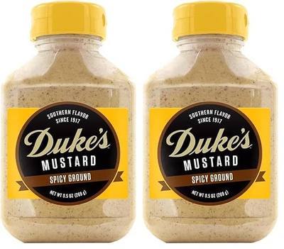 Duke's Spicy Ground Mustard, 9.5 Ounce (Pack of 2)