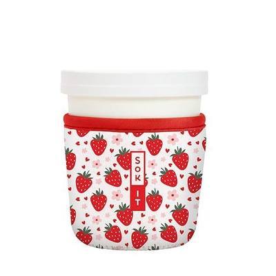 Sok It IceCreamSok Insulated Neoprene Cover (Berry Sweet, Fits Tapered Pints)