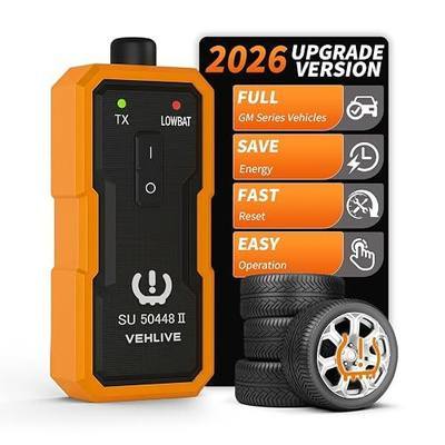 TPMS Relearn Tool for GM Tire Sensor, EL-50448 Upgraded Version, Auto Tire Monitoring System Activation Reset Tool, Tire Sensor Reset Tool, TPMS Activation Tool for More GM Series Vehicles 2006-2026