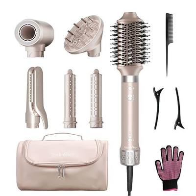 Mythsight StyleVibe 6-in-1 Air Styler with Hair Dryer & Auto-Wrap Curl L/R | Diffuser, Blow Dryer Brush, Hair Straightener with Travel Case For Fast Drying, Curls, Volume, Smooth and Frizz Control