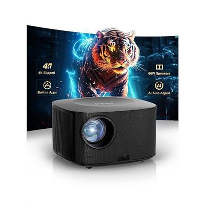 ONOAYO Outdoor-Projector-4K with 60W Dolby Audio and Official Licensed Apps | 3500 Bright, AI Auto Focus, Smart-Projector with WiFi and Bluetooth, ONO5Pro 2.0 Movie Projector for Indoor/Outdoor, 2026New