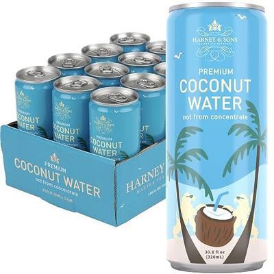 Harney & Sons Coconut Water, 10.8 fl oz (Pack of 12) | Natural Coconut Water, Naturally Refreshing Hydration, Not From Concentrate