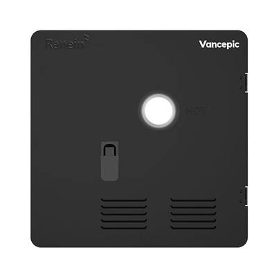 Vancepic 18" × 18" RV Water Heater Door Kit, Black, Compatible RV Tankless Water Heaters (Door Only)