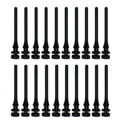 20PCS Computer Case Fans PC Cooling Fan Mount Screws, CPU Fan Mounting Pin Rivet Black Soft Rubber Reducing Noise Anti-Vibration Screws 45mm/1.77in
