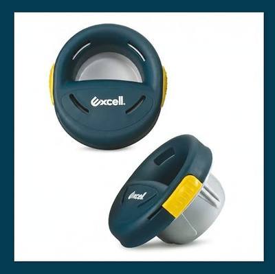 By Excell 3" Core Stretch Wrap Dispenser with Brake, Heavy-Duty Hand Saver Stretch Film Handle for Warehouse, Shipping, Pallet Wrapping, and Packing (Brake Edition)