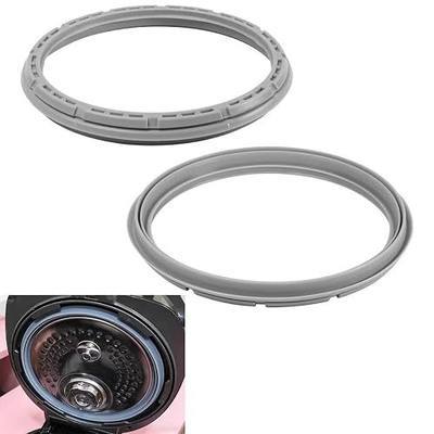 Pressure Rice Cooker Gasket Fits CUCKOO IH Pressure Rice Cooker CCP-DH06 | Dual Motion Rubber Packing for 6-Cup IH Cooker Models, Rubber Packing/Gasket/Ring, Silicone, 2Pcs