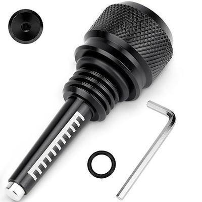 Aluminum Alloy Magnetic Oil Dipstick for 55201 Wen Inverter Generator Predator 212cc 224cc Coleman CT200U BT200X CT200U-EX B200R 196cc Baja Warrior MB200 Mini Bike KT196 Go Kart