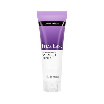 John Frieda Frizz Ease Secret Weapon Smoothing Hair Creme, 4 fl oz | Frizz Control Hair Cream, Tames Flyaways, Split End Treatment, Avocado Oil, Fine or Curly Hair, Touch-Up Cream