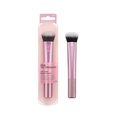 Real Techniques Cat Paw Blush Brush, Liquid & Cream Blush Makeup Brush, Unique Paw Shape for Lifted Natural Color, Soft UltraPlush Blending Bristles, Cruelty-Free, 1 Count