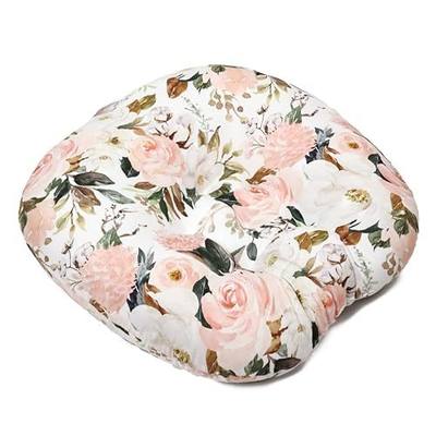Floor Lounge Pillow, Skin Friendly Lounger Pillow with Handle Multifunctional Soft 𝖡𝖺𝖻𝗒 Shower Gift (Flower)