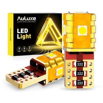 194 LED Bulb 168 T10 2825 W5W 600% Brightness All Copper Metal Heat Dissipation For License Plate Lights Dome Map Door Courtesy Trunk Parking, 2 PCS (Cool White)