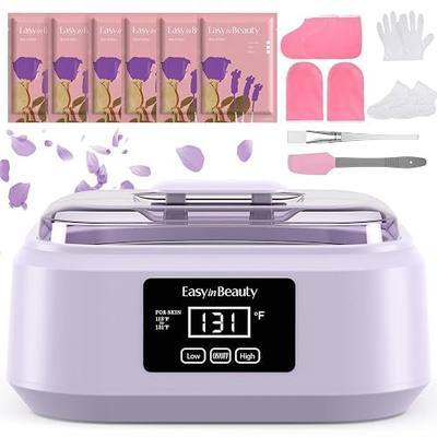 Paraffin Wax Machine for Hand and Feet - 3000ml Hand Wax Paraffin Machine for Arthritis,Touchscreen Paraffin Wax Warmer with 6 Packs Lavender Wax (2.64 lbs), Paraffin Bath for Smooth & Soft Skin