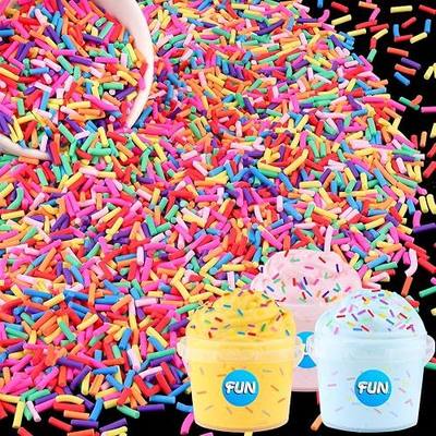 110g TINKRSTUFF Slime Mix Ins Non-edible Colorful Polymer Clay Slime Add Ins|Fake Sprinkles for Crafting, Nail Art Design, Lip Gloss, Cellphone Decorations Fake Candy Sprinkle Accessories for DIY