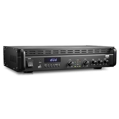 Donner Power Amplifier, 2 Channel Audio Amplifier with Bluetooth 5.3, EQ Controls, 100W RMS and 225W @4Ω Bridgeable, Versatile Inputs, for Home Party, Live Sound, DJs and Garage, MAMP7