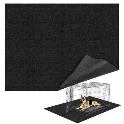 Wibeelee 32" X 50" X 0.23'' Mat for Under Dog Crate Waterproof Non-Slip Kennel Mat to Protect Floors Large Absorbs Urine Reusable Dog Playpen Mat