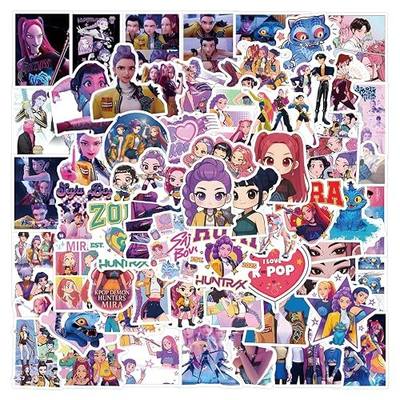 90 Pcs Kpop Anime Movie Stickers – Waterproof Vinyl Decals for Laptops, Water Bottles, Phones & More – Cool Kawaii Sticker Pack for Teens, Adults
