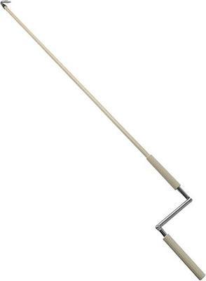 Premium Heavy-Duty Metal Crank Wand 48in, Beige | Universal Replacement for Sun Shades & Roller Blinds, Effortless Installation Tool, For Sunroof Shades & Blinds