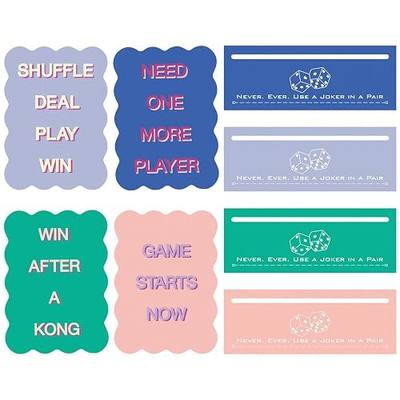 Vodolo 4 Pcs Mahjong Mixer Shufflers and 4pcs Card Line Finder,Thickened PVC Mahjong Accessories and Gifts for Beginners and Lovers, for Travel, Parties, Competitions, Game Nights