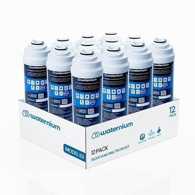 Water Fountain Filter Compatible with Elkay 51300C, 51299C, EWF3000 – 0.5 Micron Carbon Block with Specialized Media for Lead, Arsenic and Heavy Metals – Replacement Cartridge (12)