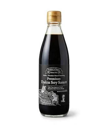 SUMIRE Japanese Gluten-Free Soy Sauce, Barrel Brewed, 12.2 fl oz | Rich umami soy sauce for sushi, sashimi, and everyday cooking—gluten-free, wheat-free, vegan, and brewed in Japan.