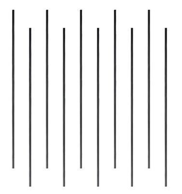 Solid Carbon Fiber Rod - 0.2in Diameter x 12in L, Carbon Fiber Round Rod, 10 PCS Carbon Fiber Rods